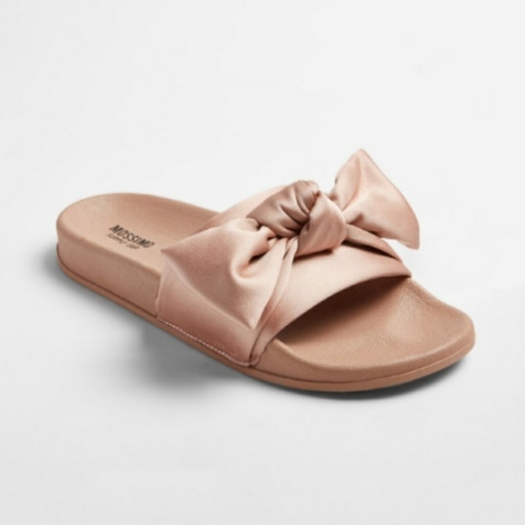 Mossimo Supply Co. Shoes - Women's Julisa Slide Sandals With a Bow - Mossimo